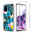 Custodia Silicone Trasparente Ultra Sottile Morbida Cover Fronte e Retro 360 per Samsung Galaxy S20 Plus 5G Cielo Blu