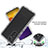 Custodia Silicone Trasparente Ultra Sottile Morbida Cover Fronte e Retro 360 per Samsung Galaxy S23 FE 5G Chiaro