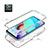 Custodia Silicone Trasparente Ultra Sottile Morbida Cover Fronte e Retro 360 per Xiaomi Redmi 10 (2022)