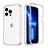 Custodia Silicone Trasparente Ultra Sottile Morbida Cover Fronte e Retro 360 YJ1 per Apple iPhone 13 Pro Chiaro