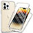 Custodia Silicone Trasparente Ultra Sottile Morbida Cover Fronte e Retro 360 ZJ1 per Apple iPhone 13 Pro Max Chiaro