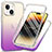 Custodia Silicone Trasparente Ultra Sottile Morbida Cover Fronte e Retro 360 ZJ1 per Apple iPhone 14 Viola