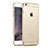 Custodia Silicone Trasparente Ultra Sottile Morbida per Apple iPhone 6 Plus Oro