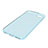 Custodia Silicone Trasparente Ultra Sottile Morbida per Apple iPhone 6S Plus Blu