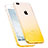 Custodia Silicone Trasparente Ultra Sottile Morbida Sfumato con Anello Supporto per Apple iPhone 7 Plus Giallo