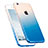 Custodia Silicone Trasparente Ultra Sottile Morbida Sfumato per Apple iPhone 8 Blu