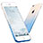 Custodia Silicone Trasparente Ultra Sottile Morbida Sfumato per Apple iPhone 8 Blu