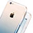 Custodia Silicone Trasparente Ultra Sottile Morbida Sfumato per Apple iPhone SE (2020) Blu