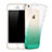 Custodia Silicone Trasparente Ultra Sottile Morbida Sfumato per Apple iPhone SE Verde