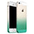 Custodia Silicone Trasparente Ultra Sottile Morbida Sfumato per Apple iPhone SE Verde