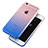 Custodia Silicone Trasparente Ultra Sottile Morbida Sfumato Z01 per Apple iPhone 6S Blu