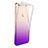 Custodia Silicone Trasparente Ultra Sottile Morbida Sfumato Z01 per Apple iPhone 6S Plus Viola