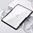 Custodia Silicone Trasparente Ultra Sottile Morbida T04 per Apple iPad 10.2 (2019) Nero