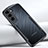 Custodia Silicone Trasparente Ultra Sottile Morbida T06 per Samsung Galaxy S21 Plus 5G Nero