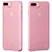 Custodia Silicone Trasparente Ultra Sottile Morbida T11 per Apple iPhone 7 Plus Rosa