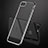 Custodia Silicone Trasparente Ultra Sottile Morbida T18 per Apple iPhone SE (2020) Nero