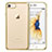 Custodia Silicone Trasparente Ultra Sottile Morbida T18 per Apple iPhone SE (2020) Oro