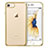 Custodia Silicone Trasparente Ultra Sottile Morbida T18 per Apple iPhone SE3 2022 Oro