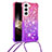 Custodia Silicone Ultra Sottile Cover Morbida Sfumato Y01B per Samsung Galaxy S24 Plus 5G Viola