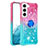 Custodia Silicone Ultra Sottile Cover Morbida Sfumato Y04B per Samsung Galaxy S21 5G