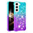 Custodia Silicone Ultra Sottile Cover Morbida Sfumato Y05B per Samsung Galaxy S24 5G Multicolore