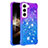 Custodia Silicone Ultra Sottile Cover Morbida Sfumato Y05B per Samsung Galaxy S24 Plus 5G Blu