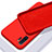 Custodia Silicone Ultra Sottile Morbida 360 Gradi Cover C01 per Samsung Galaxy Note 10 Plus 5G Rosso