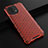 Custodia Silicone Ultra Sottile Morbida 360 Gradi Cover C03 per Xiaomi Mi 11 Lite 4G Rosso