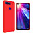 Custodia Silicone Ultra Sottile Morbida 360 Gradi Cover C05 per Huawei Honor View 20 Rosso