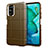 Custodia Silicone Ultra Sottile Morbida 360 Gradi Cover C05 per Huawei Honor View 30 Pro 5G Marrone