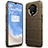 Custodia Silicone Ultra Sottile Morbida 360 Gradi Cover C05 per OnePlus 7T Marrone