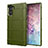 Custodia Silicone Ultra Sottile Morbida 360 Gradi Cover C05 per Samsung Galaxy Note 10 Verde