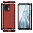Custodia Silicone Ultra Sottile Morbida 360 Gradi Cover C06 per Xiaomi Mi 11 Lite 5G NE Rosso
