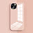 Custodia Silicone Ultra Sottile Morbida 360 Gradi Cover G01 per Apple iPhone 13 Mini Rosa