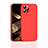 Custodia Silicone Ultra Sottile Morbida 360 Gradi Cover G01 per Apple iPhone 16 Pro Max Rosso