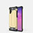 Custodia Silicone Ultra Sottile Morbida 360 Gradi Cover G01 per Samsung Galaxy Note 10 Plus Oro