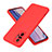 Custodia Silicone Ultra Sottile Morbida 360 Gradi Cover H01P per Xiaomi Redmi Note 10 Pro Max Rosso