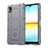 Custodia Silicone Ultra Sottile Morbida 360 Gradi Cover J01S per Sony Xperia Ace III SOG08 Grigio