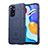 Custodia Silicone Ultra Sottile Morbida 360 Gradi Cover J01S per Xiaomi Redmi Note 11 4G (2022) Blu