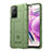 Custodia Silicone Ultra Sottile Morbida 360 Gradi Cover J01S per Xiaomi Redmi Note 12S Verde