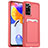 Custodia Silicone Ultra Sottile Morbida 360 Gradi Cover J02S per Xiaomi Mi 11i 5G (2022) Rosso