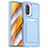 Custodia Silicone Ultra Sottile Morbida 360 Gradi Cover J02S per Xiaomi Mi 11X 5G Blu