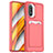 Custodia Silicone Ultra Sottile Morbida 360 Gradi Cover J02S per Xiaomi Poco F3 5G Rosso