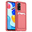 Custodia Silicone Ultra Sottile Morbida 360 Gradi Cover J02S per Xiaomi Redmi Note 11 4G (2022) Rosso