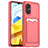 Custodia Silicone Ultra Sottile Morbida 360 Gradi Cover J02S per Xiaomi Redmi Note 11R 5G Rosso