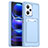 Custodia Silicone Ultra Sottile Morbida 360 Gradi Cover J02S per Xiaomi Redmi Note 12 Explorer Blu