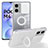 Custodia Silicone Ultra Sottile Morbida 360 Gradi Cover MJ1 per Xiaomi Poco M4 5G Bianco