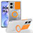 Custodia Silicone Ultra Sottile Morbida 360 Gradi Cover MJ1 per Xiaomi Redmi Note 11R 5G Arancione