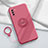Custodia Silicone Ultra Sottile Morbida 360 Gradi Cover per Huawei Mate 40 Lite 5G Rosso Rosa
