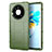 Custodia Silicone Ultra Sottile Morbida 360 Gradi Cover per Huawei Mate 40E Pro 4G Verde Militare